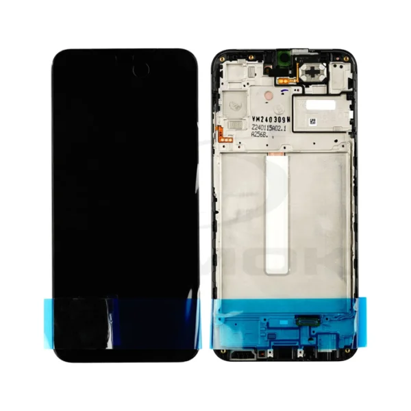 LCD Display Service Pack Galaxy A25 with Frame GH82-33214A - Zwart