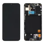 LCD Display Service Pack Galaxy A31 with Frame GH82-22761A- Zwart