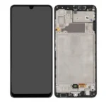 LCD Display Service Pack Galaxy A32 4G A325F with Frame GH82-25566A - Zwart