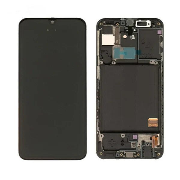 LCD Display Service Pack Galaxy A40 A405 GH82-19672A - Zwart
