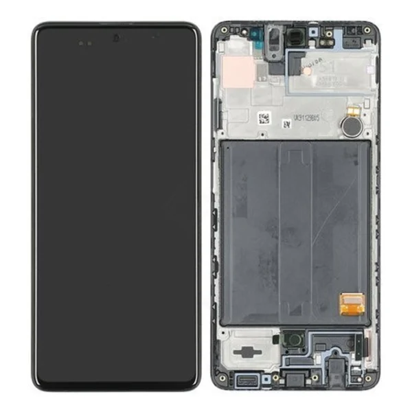 LCD Display Service Pack Galaxy A51 4G A515 GH82-21680A - Zwart