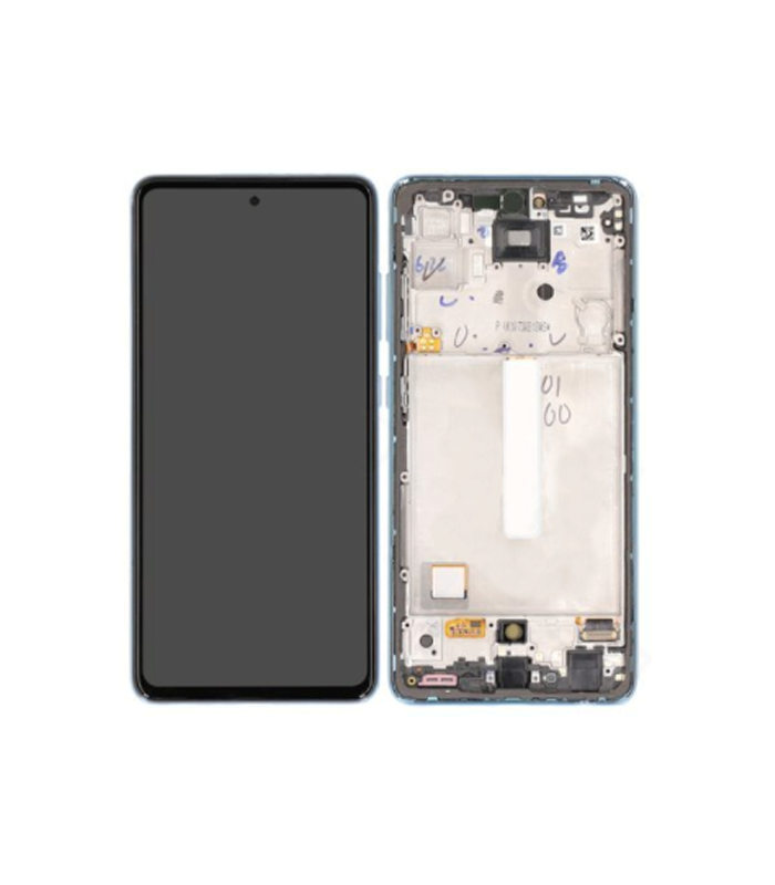 LCD Display Service Pack Galaxy A52 5G A526 GH82-25524B - Blauw