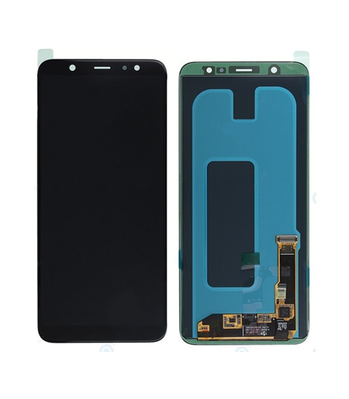 LCD Display Service Pack Galaxy A6 Plus 2018 A605 GH97-21878A - Zwart