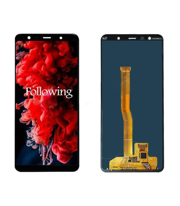 LCD Display Service Pack Galaxy A7 2018 A750 GH96-12078A - Zwart