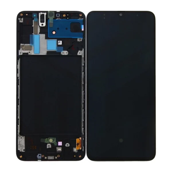 LCD Display Service Pack Galaxy A70 A705 GH82-19787A - Zwart