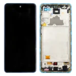 LCD Display Service Pack Galaxy A72 4G with Frame GH82-25460B - Blauw