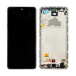LCD Display Service Pack Galaxy A72 4G with Frame GH82-25541D - Wit
