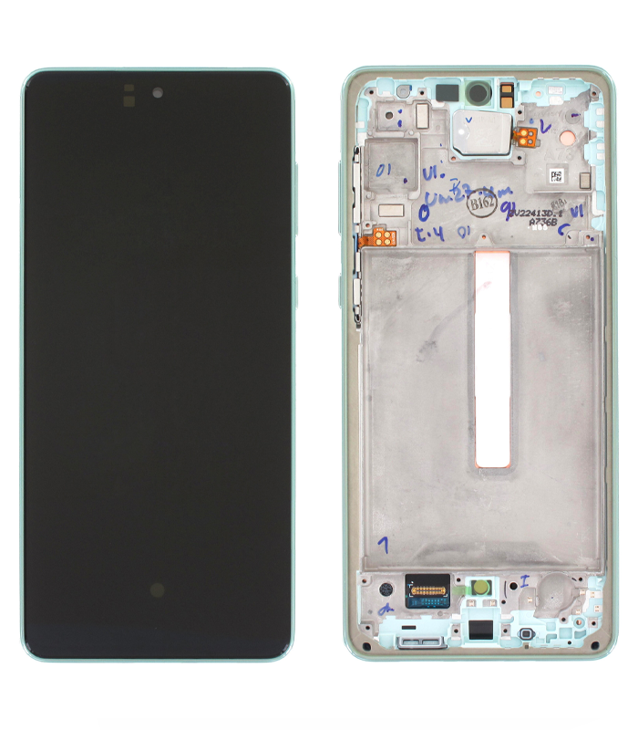 LCD Display Service Pack Galaxy A73 5G A736 GH82-28686C - Mint Groen