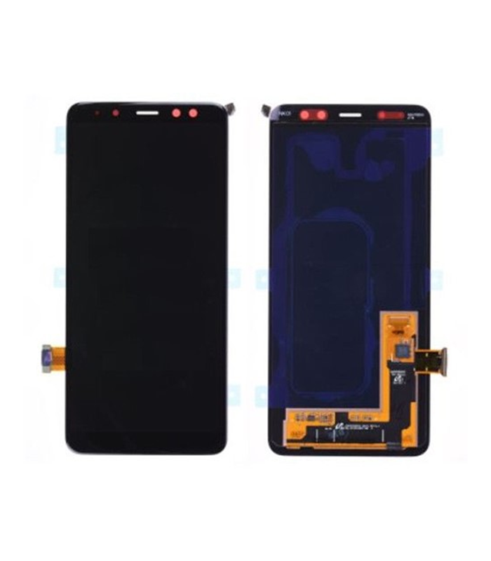 LCD Display Service Pack Galaxy A8 2018 A530 GH97-21406A - Zwart
