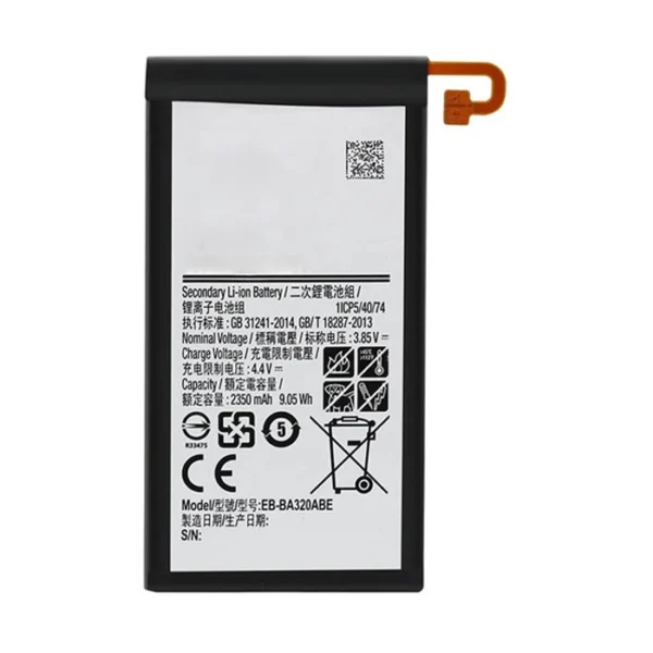 MP Batterij Galaxy A3 2017 A320 EB-BA320ABE 2350mAh Bulk