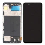 Samsung Galaxy A51 LCD Display with Frame Soft OLED  - Black