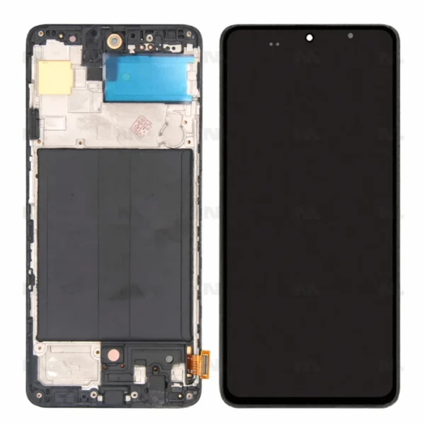 Samsung Galaxy A51 LCD Display with Frame Soft OLED  - Black