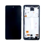 Samsung Galaxy A52 4G/5G, A52s LCD Display With Frame Awesome Black Soft-OLED