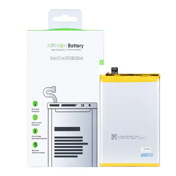 OnePlus Nord CE 2 Lite 5G Battery BLP927 - 5000mAh (AMHigh Premium)