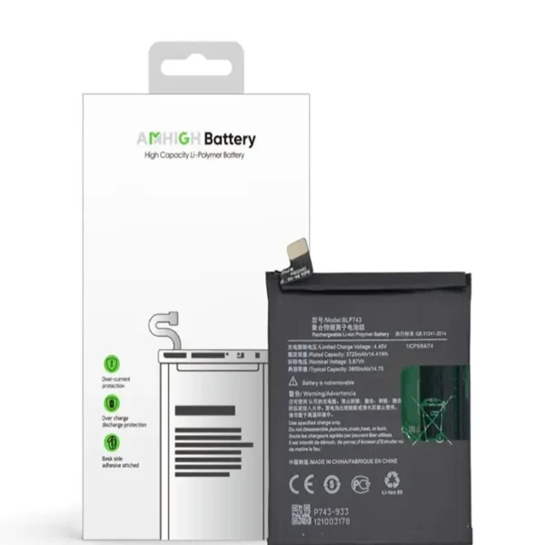 OnePlus 7T Battery - 3800mAh (AMHigh Premium)