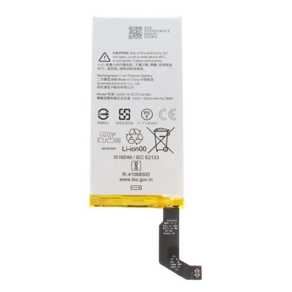 Google Pixel 4 Battery G020i-B - 2800mAh
