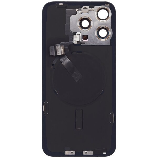 iPhone 15 Pro Max Back Glass  with Logo + Frame (with NFC) - Natural Titanium