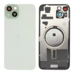 For Apple iPhone 15 Back Glass With Logo And Frame Without NFC Flex Green