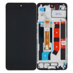 Oppo A60 LCD Display With Frame OEM - Black