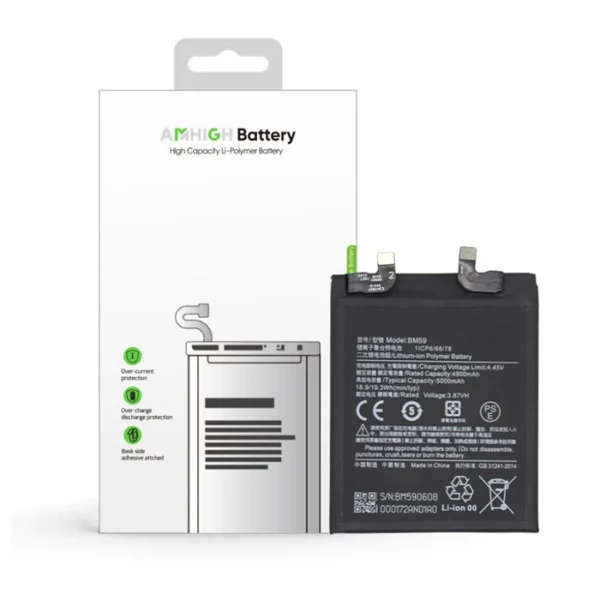Xiaomi 11T (21081111RG) Battery BM59 - 5000mAh (AMHigh Premium)