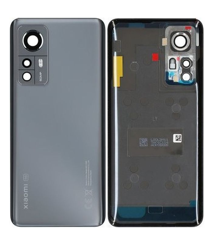 Xiaomi 12 (2201123G, 2201123C) Back Cover Gray With Lens Service Pack