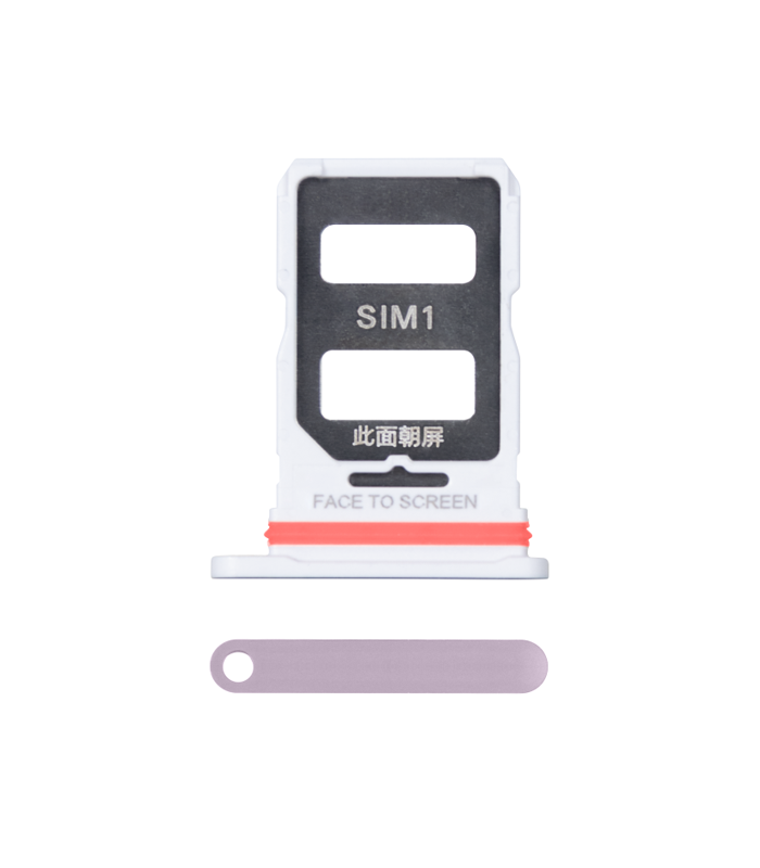 Xiaomi 12 Lite (2203129G) Sim Card Holder Lite Pink OEM