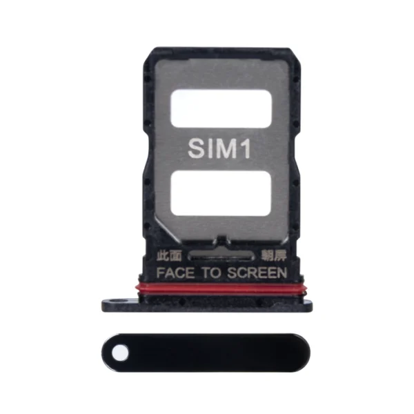 Xiaomi 12T (22071212AG), 12T Pro (22081212UG) Sim Card Holder Black OEM