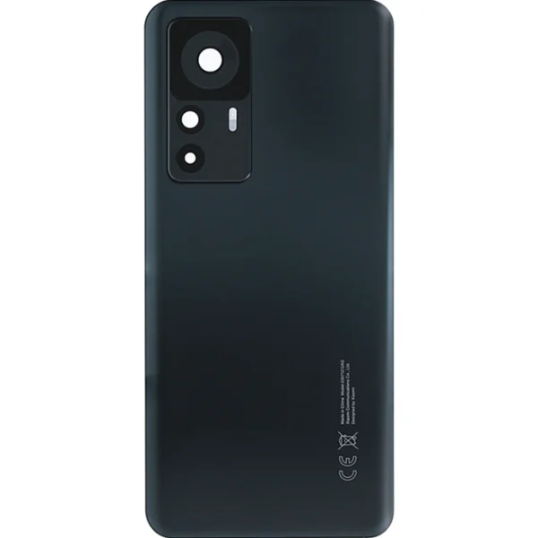 Xiaomi 12T (22071212AG) Back Cover Black With Lens OEM