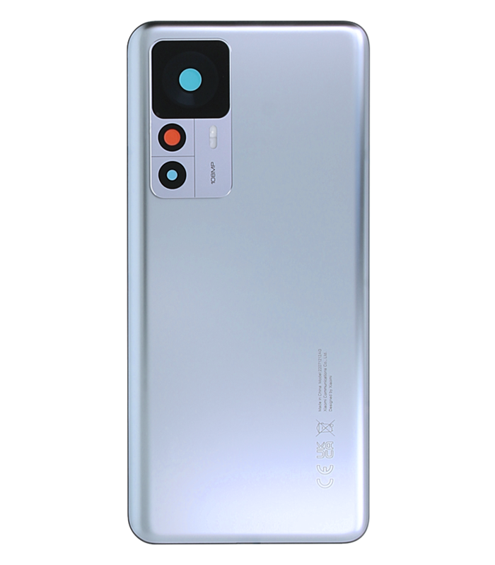 Xiaomi 12T (22071212AG) Back Cover Silver With Lens OEM
