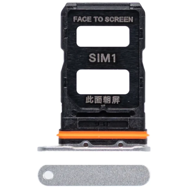 Xiaomi 14 Ultra (24030PN60G) Dual Sim Card Holder White OEM