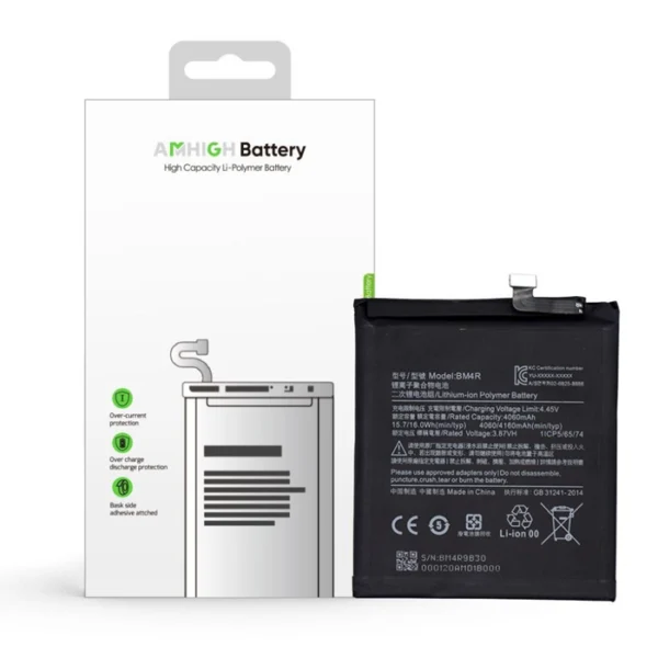 Xiaomi Mi 10 Lite 5G (M2002J9G) Battery BM4R - 4160mAh (AMHigh Premium)