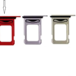 iPhone 14/14 Plus - Simcard Tray - Rood