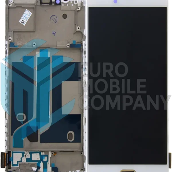 OnePlus 5 LCD Display With Frame OEM - White