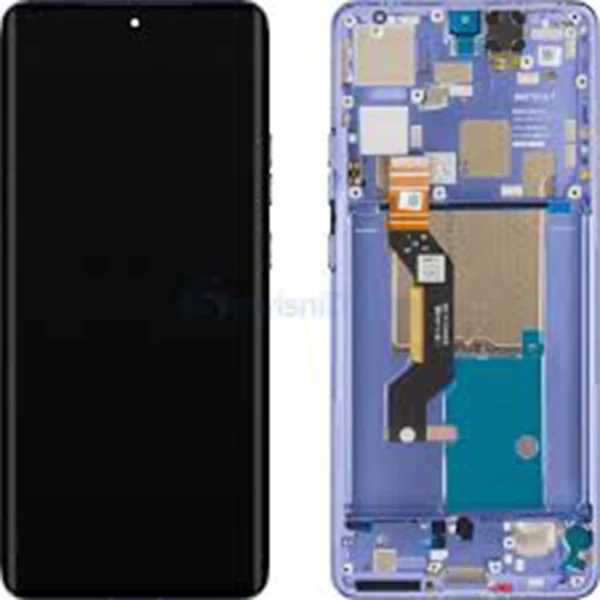 Motorola Edge 50 Pro Display And Digitizer With Frame Luxe Lavender Service Pack