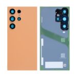 Samsung Galaxy S24 Ultra Back Cover With Lens Titanium Orange OEM