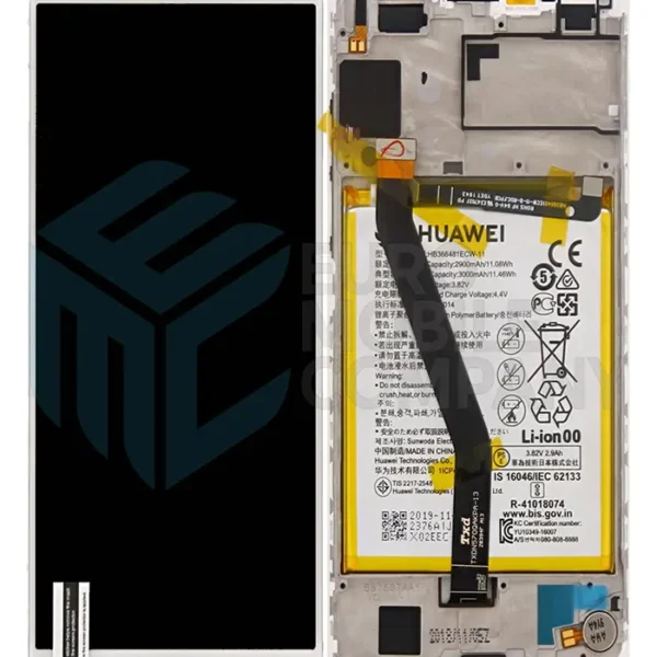 Huawei Y6 OEM Service Part Screen Incl. Battery - White