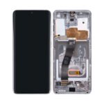 Samsung Galaxy S20 LCD Display With Frame Pulled Cosmic Grey
