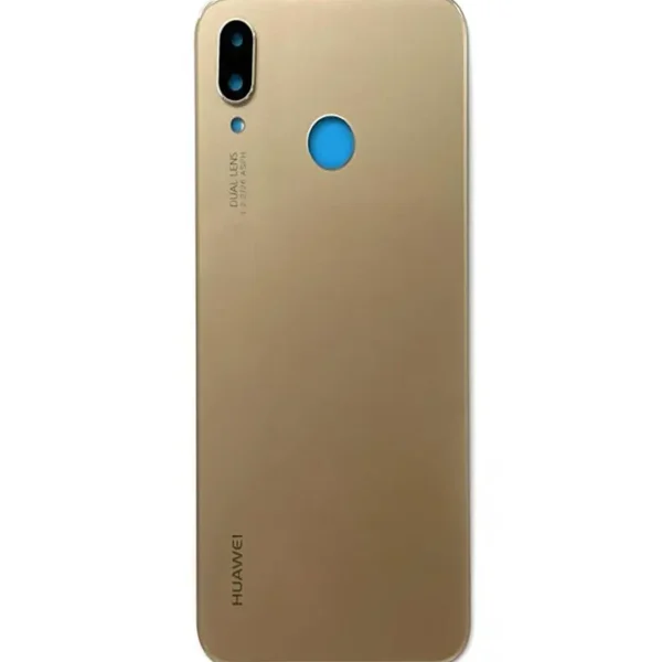 Huawei P20 Lite Back Cover Platinum Gold With Lens + Fingerprint Service Pack
