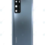 Huawei P40 Battery Cover Silver Frost With Lens OEM