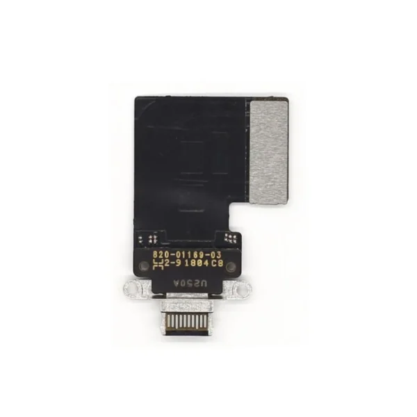 For iPad Pro 11 (2018, 2020), iPad Pro 12.9 (2018, 2020) System Connector Flex Black Pulled