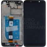 Motorola E6 Play Display + Digitizer + Frame - Black Service Pack