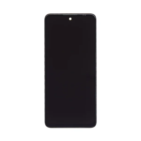 Motorola Edge 20 Lite Display And Digitizer With Frame Black Service Pack