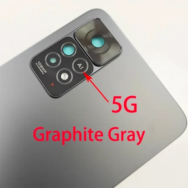 Xiaomi Redmi Note 11 Back Cover Graphite Gray With Lens OEM
