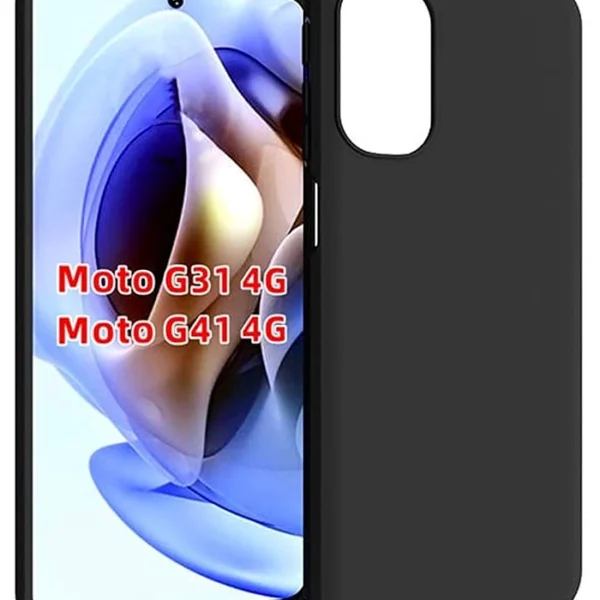 Motorola Moto G41 Back Cover Meteorite Black Without Lens Service Pack