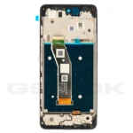 Motorola Moto G24 Display And Digitizer With Frame Black Service Pack