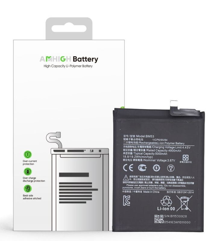 Xiaomi Mi 10T Mi 10T Pro (2020) Battery - 5000mAh (AMHigh Premium)