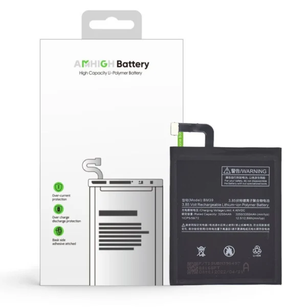 Xiaomi Mi 6 Battery BM39 - 3350mAh (AMHigh Premium)
