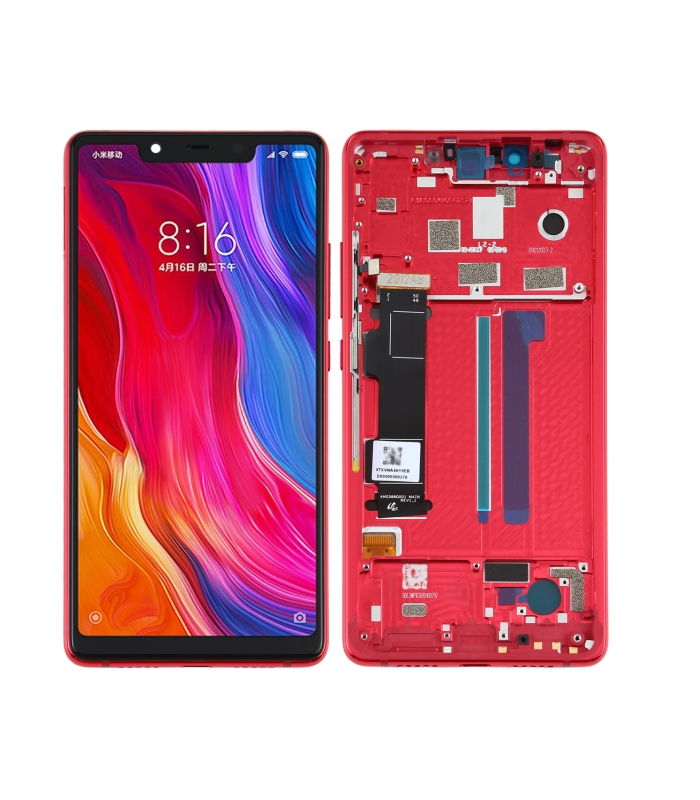 Xiaomi Mi 8 SE Display + Digitizer Frame OEM Complete - Red