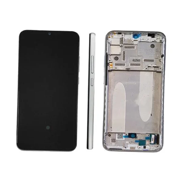 Xiaomi Mi A3 Display + Digitizer With Frame (5603100090B6) - Silver
