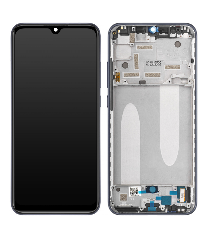 Xiaomi Mi A3 Display + Digitizer With Frame (5606101260B6) - Black